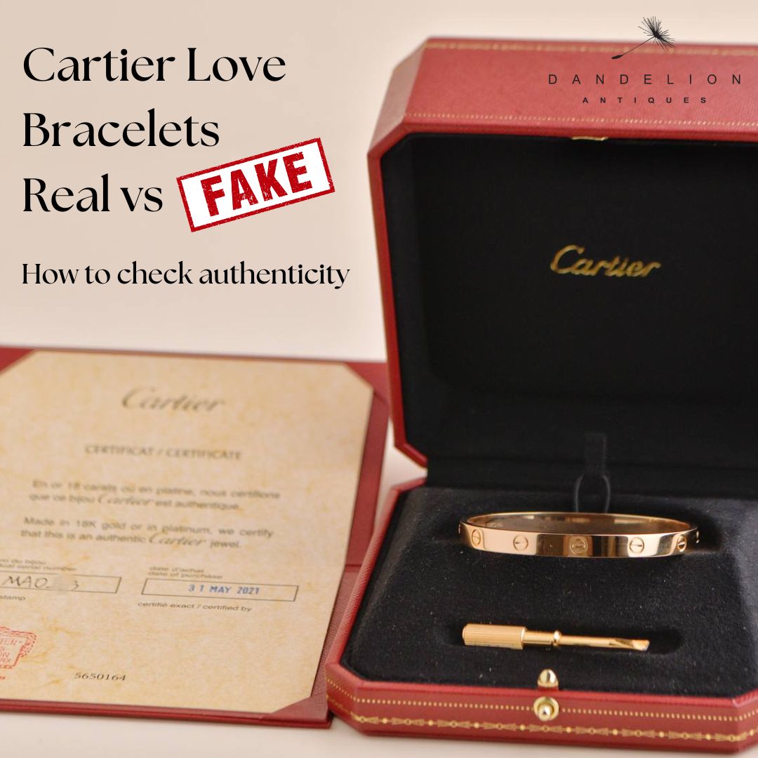 Locked in Love How to Spot an Authentic Cartier Love Bracelet Dandelion Antiques