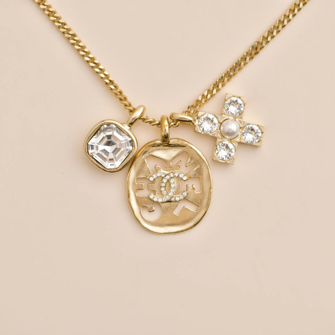 Preowned Chanel 2021 Multi Motif Pendant Necklace