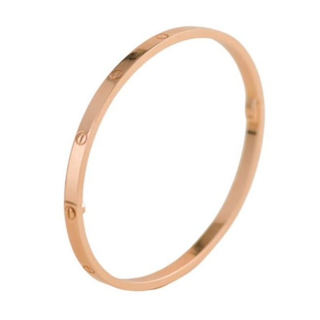 Cartier Love Bracelet Small Model 18K Rose Gold Size 19