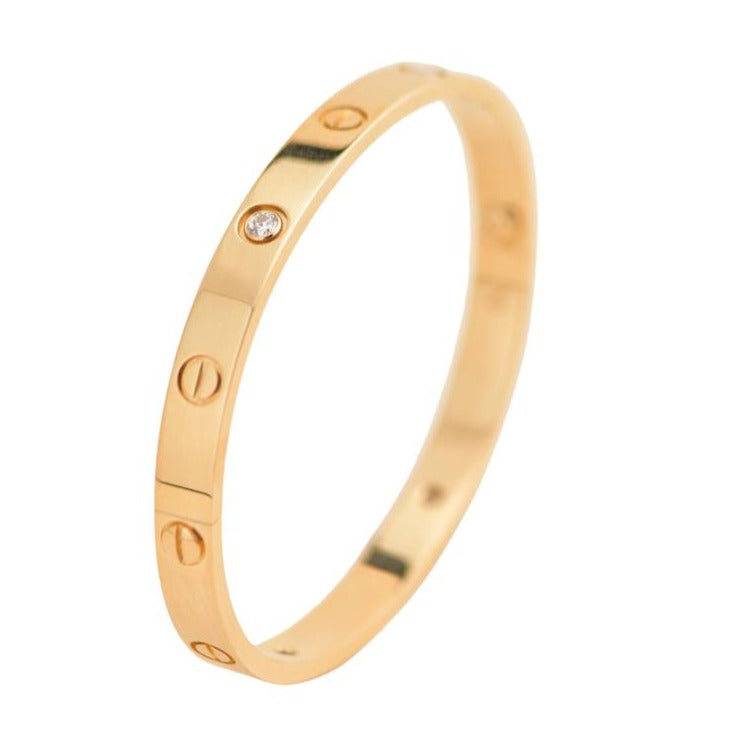 Cartier Love Bracelet Diamonds Yellow Gold Size 18 – Dandelion