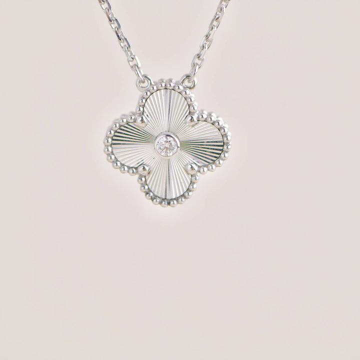 Van Cleef & Arpels Guilloché 2020 Limited Edition Alhambra Pendant