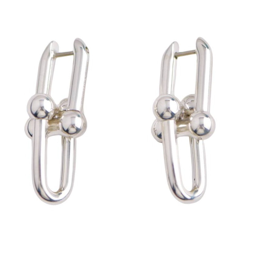 【Tiffany&Co】HardWear☆Sterling Silver Large Link ピアス Tiffany HardWear Large Link Earrings in Sterling Silver