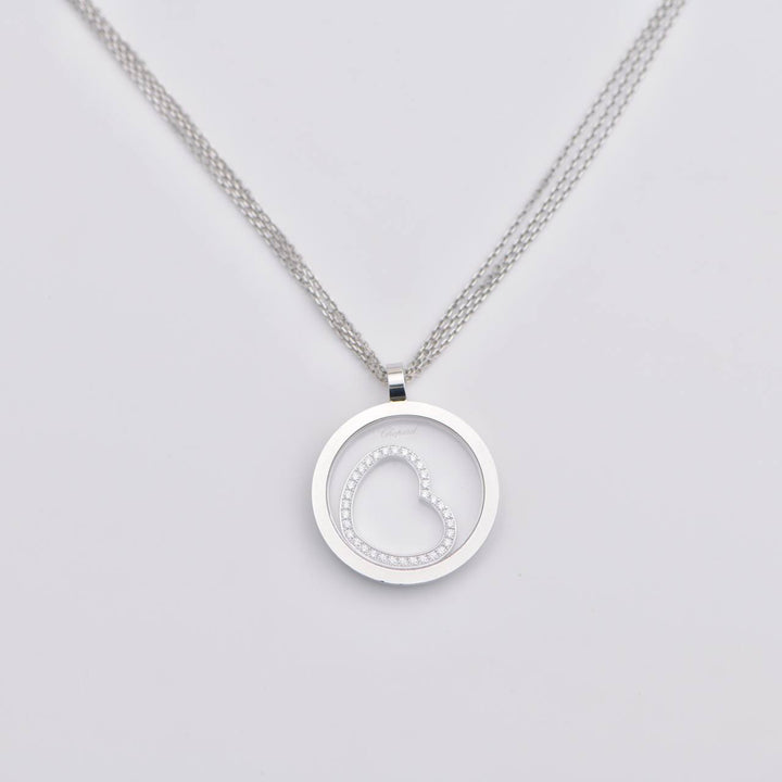 Chopard  Happy Spirit Diamond Heart Necklace