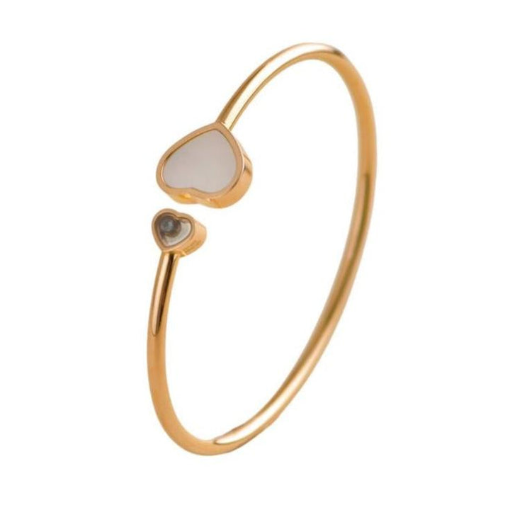 Chopard 18K Rose Gold Happy Heart Bracelet