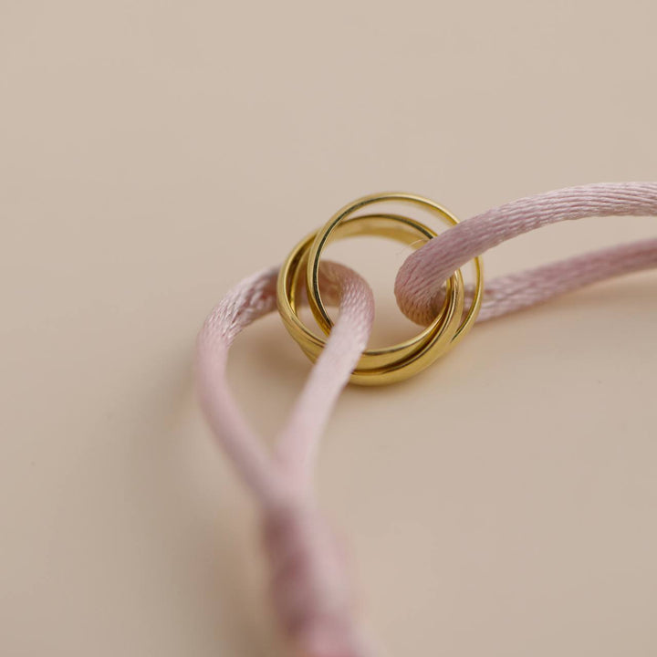 Cartier 18K Yellow Gold Trinity Bracelet for Sale