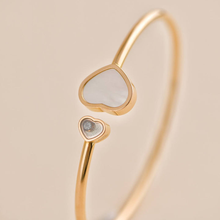 Chopard 18K Rose Gold Mother of Pearl Diamond Bracelet