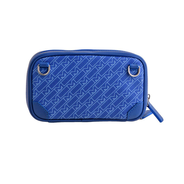 Pre-owned Montblanc M Gram 4810 Blue Crossbody Shoulder Clutch Mini Bag