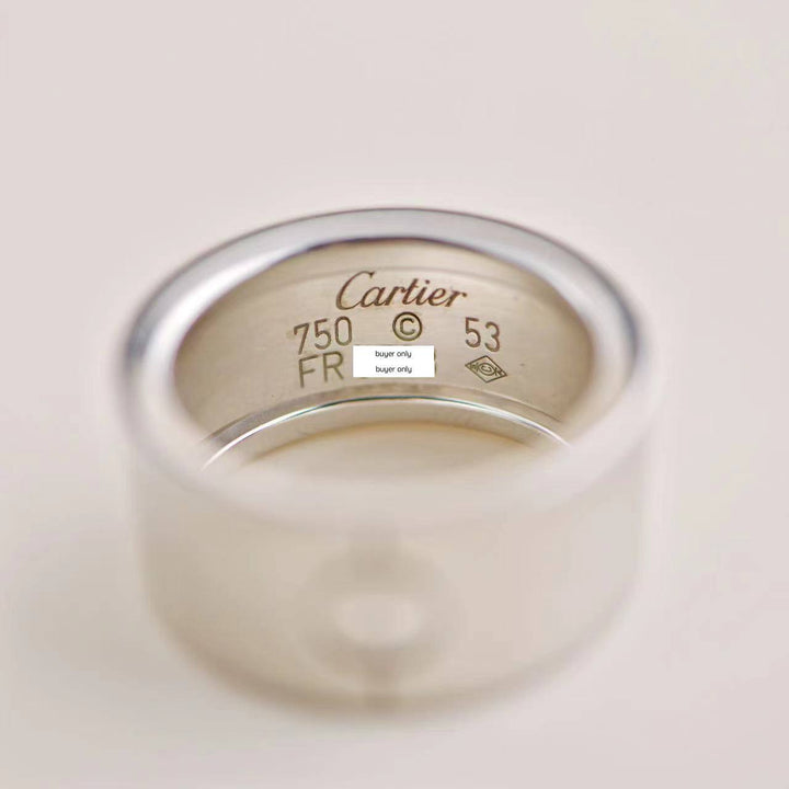 Used Cartier Love Wide 18K White Gold Ring
