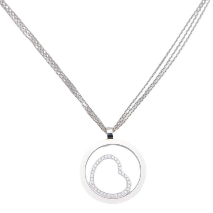 Chopard Happy Spirit Diamond Heart Necklace