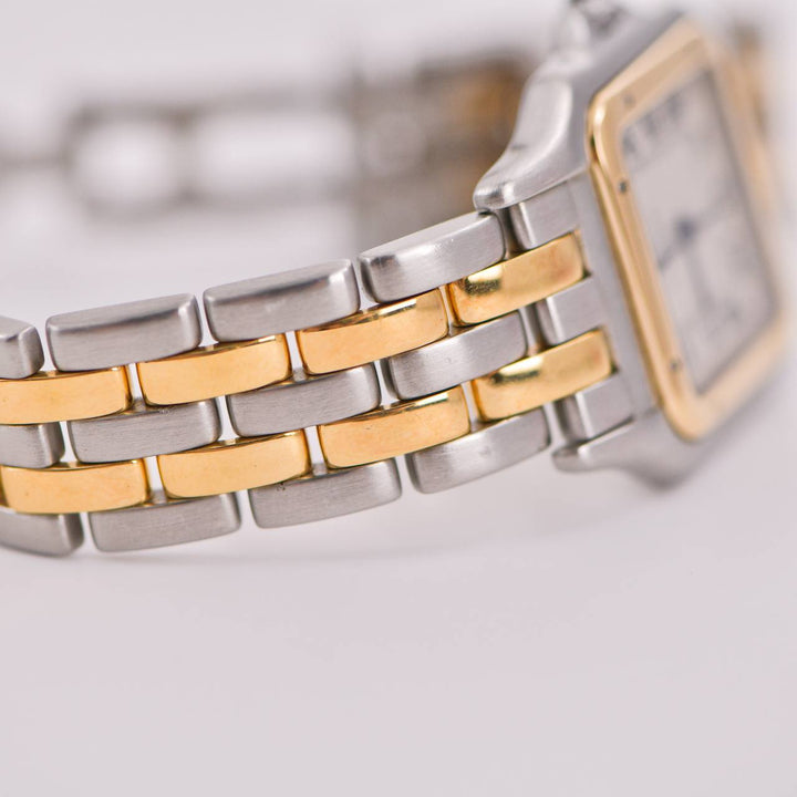 Second Hand Cartier Panthère Medium Model Steel 18k Yellow Gold Watch