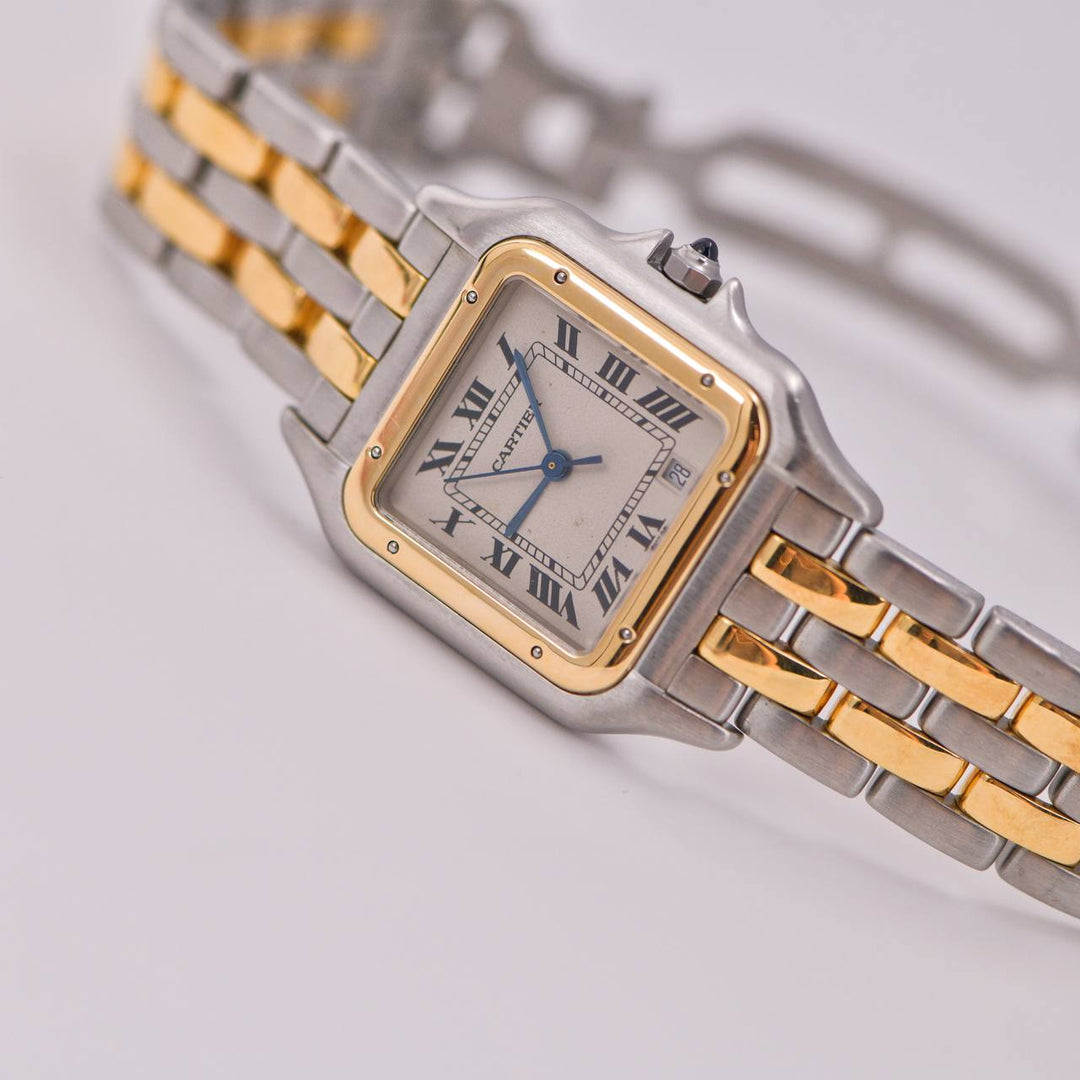 Used Cartier Panthère Medium Model Steel 18k Yellow Gold Watch