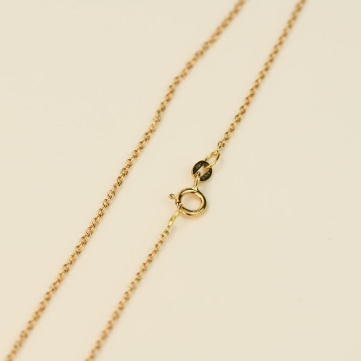 Diamond 18K Yellow Gold Pendant Necklace