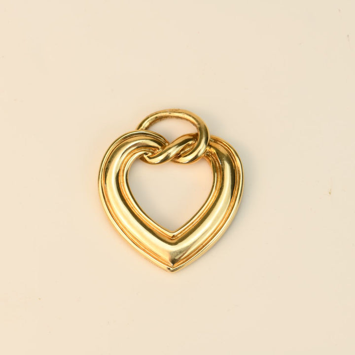 Boucheron Heart Shape Yellow Gold Pendant