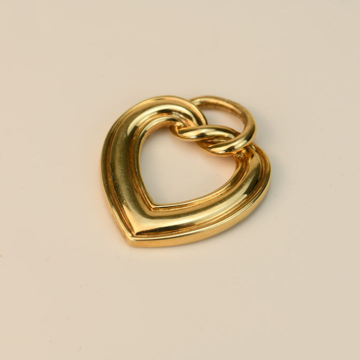 Boucheron Heart Shape Yellow Gold Pendant