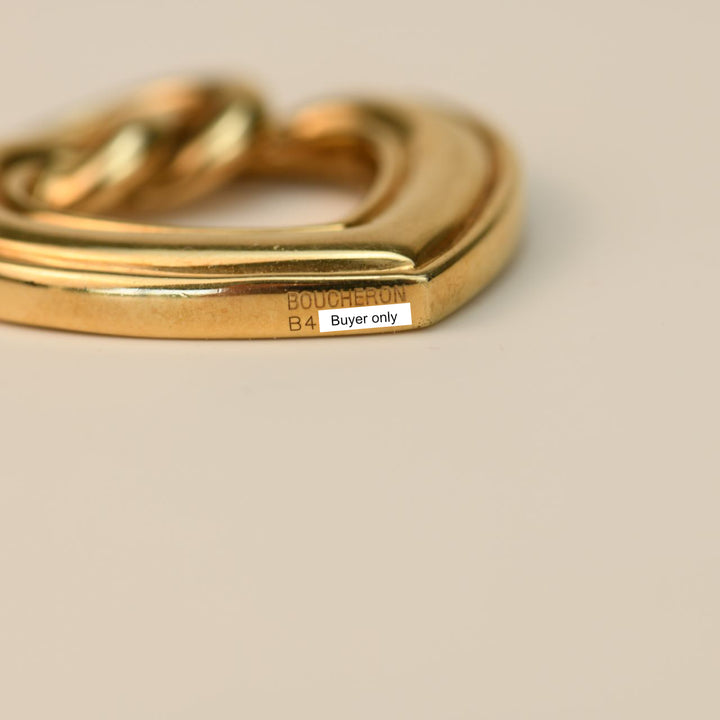 Boucheron Heart Shape Yellow Gold Pendant