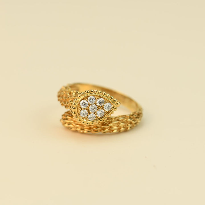 Boucheron Serpent Boheme Diamond Ring Size 60