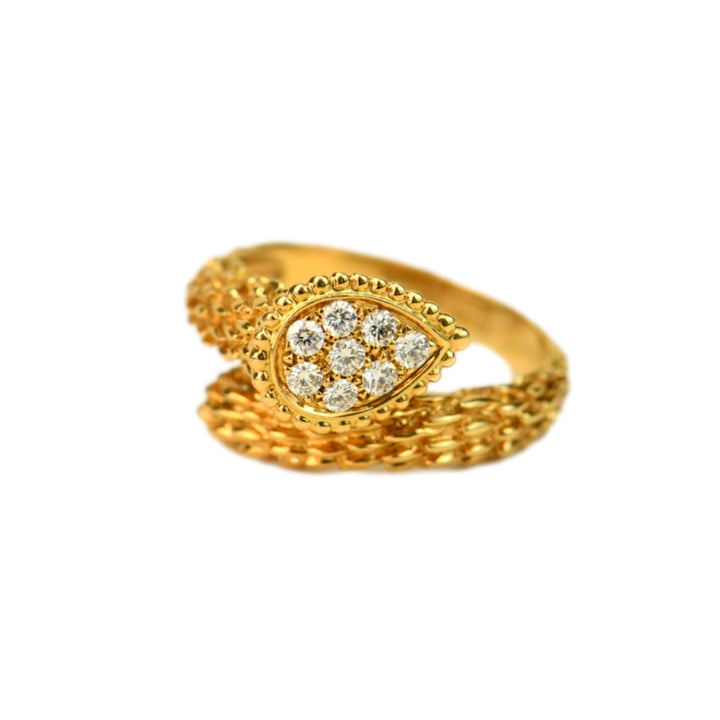 Boucheron Serpent Boheme Diamond Ring Size 60