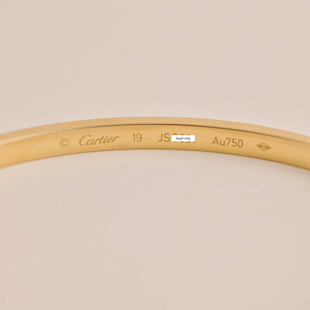 Preloved Cartier Love Bracelet Small Model 18K Gold