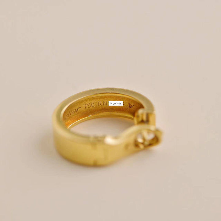 Cartier Love 18K Yellow Gold Hoop Earrings