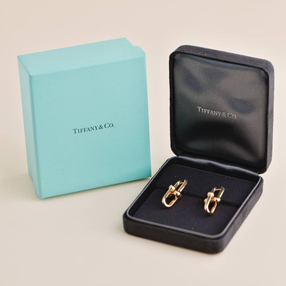 Preowned Tiffany & Co. City HardWear 18K Rose Gold Earrings