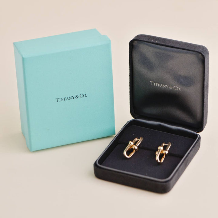 Preowned Tiffany & Co. City HardWear 18K Rose Gold Earrings