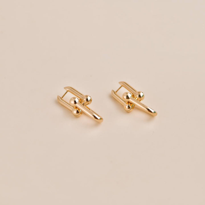 Used Tiffany City HardWear 18K Rose Gold Earrings