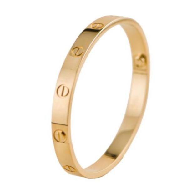 Cartier Love 18k Yellow Gold Bracelet Size 17 – Dandelion Antiques