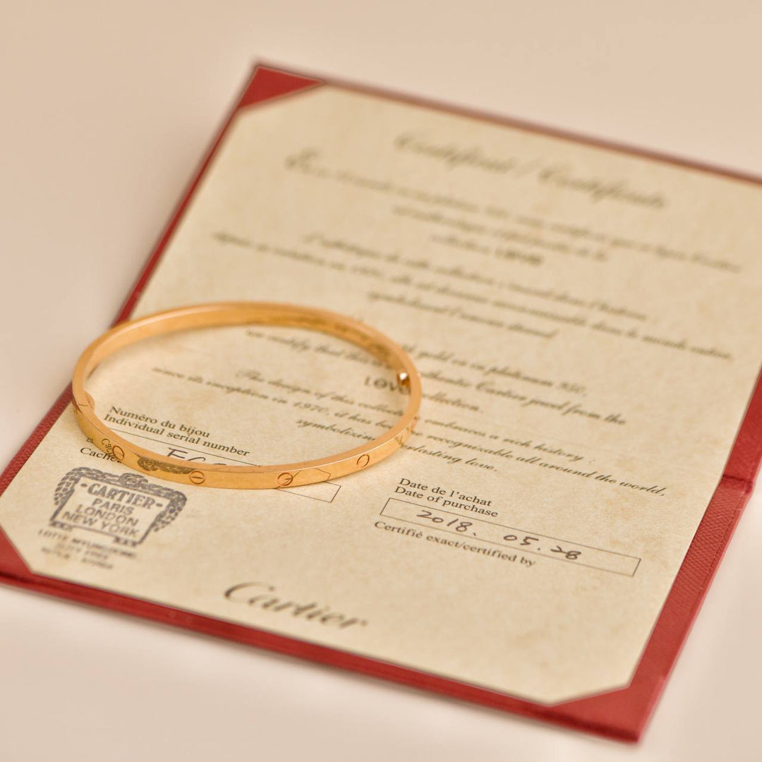 Preloved Cartier Love 18K Gold Small Model