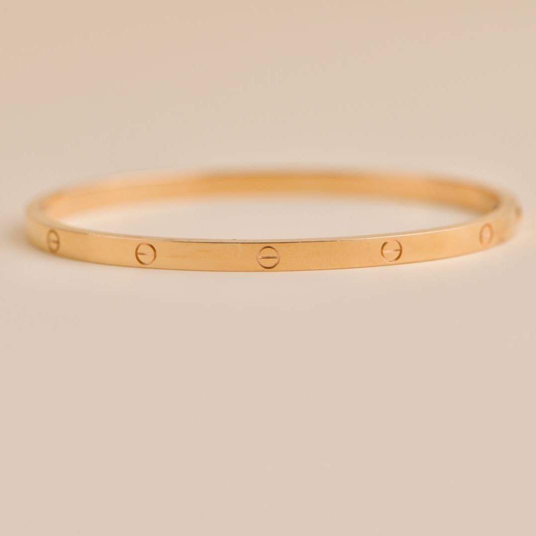 Preowned Cartier Love 18K Rose Gold Small Model