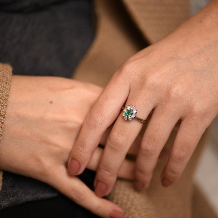Victoria Colombian Emerald and Diamond Ring