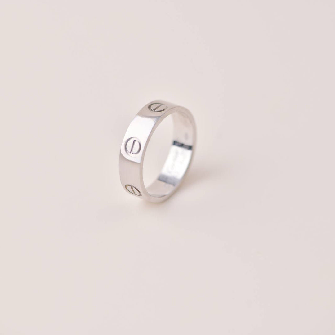 Preloved Cartier Love 18K White Gold Ring