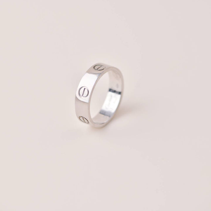 Preloved Cartier Love 18K White Gold Ring