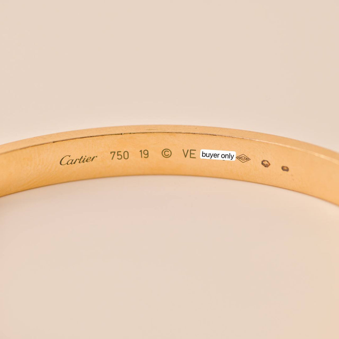 Second Hand Cartier Love Bracelet 18K Rose Gold