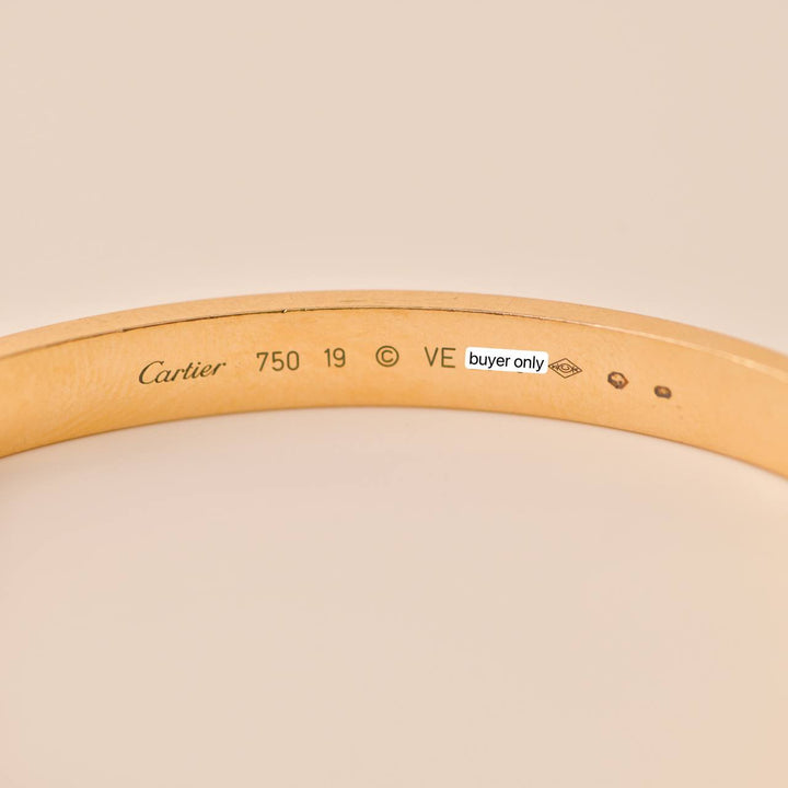 Second Hand Cartier Love Bracelet 18K Rose Gold