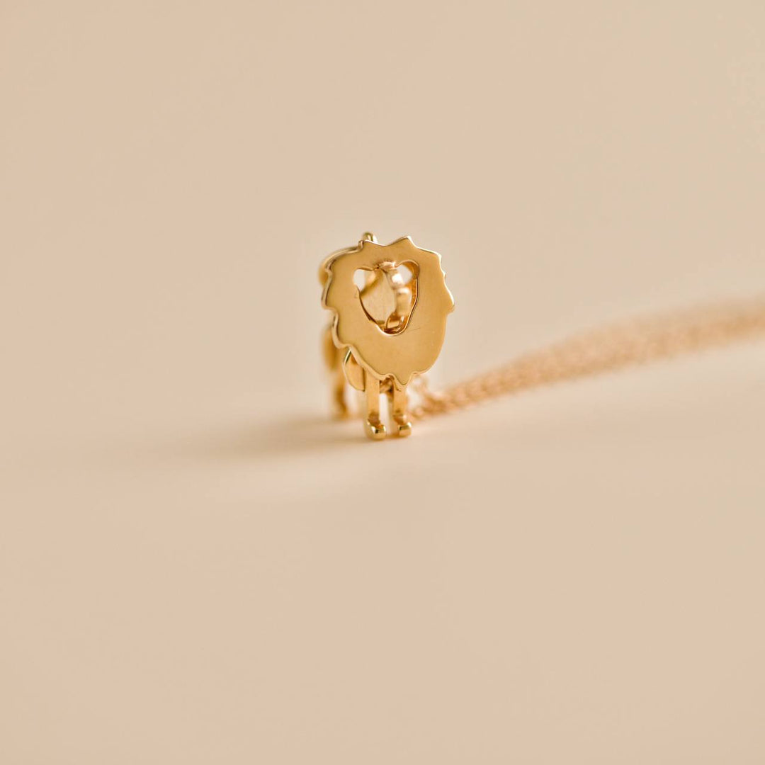 Tiffany & Co. Save the Wild Charity Collection 18K Rose Gold Lion Pendant Necklace