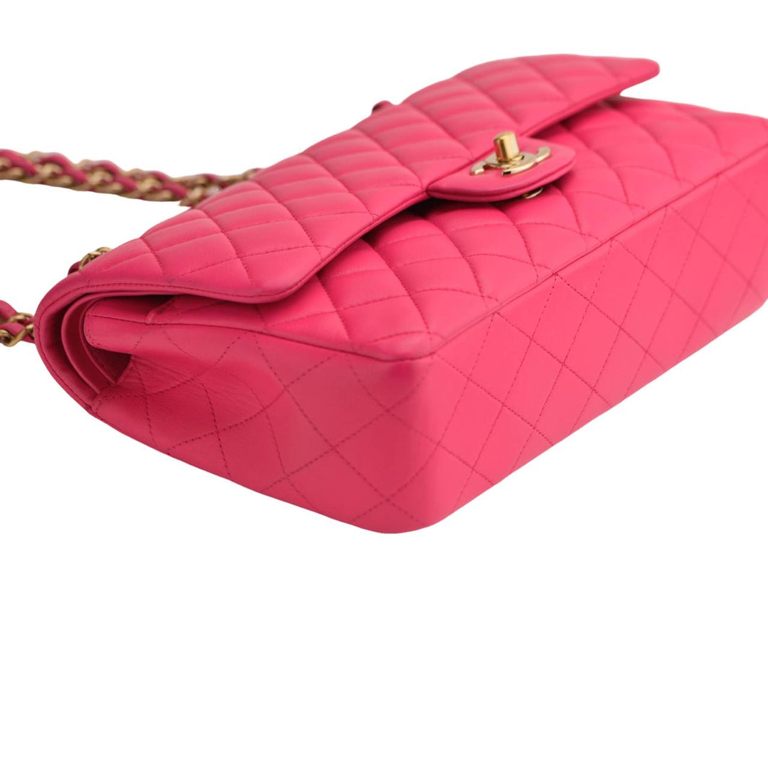Preloved Chanel Lambskin Quilted Medium Classic Double Flap Bag