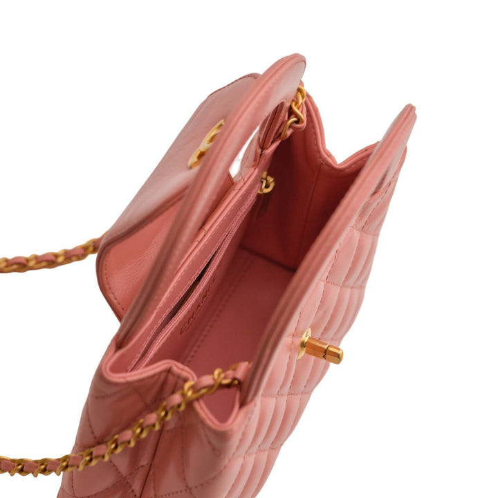 Preowned Chanel Kelly Mini Leather Bag