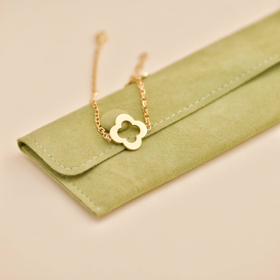 Used Van Cleef & Arpels Byzantine Alhambra 18K Yellow Gold Bracelet