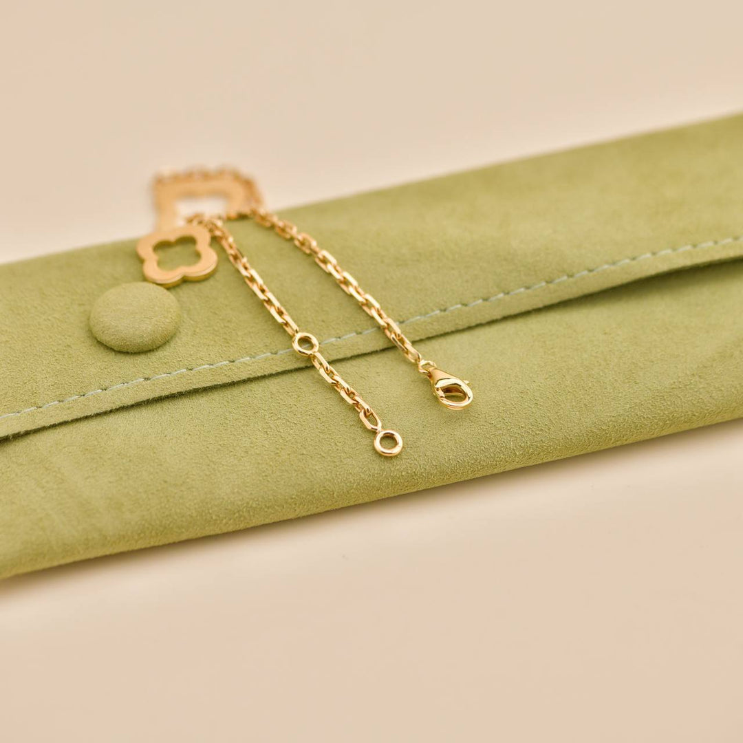 Preloved Van Cleef Byzantine Alhambra 18K Yellow Gold Bracelet