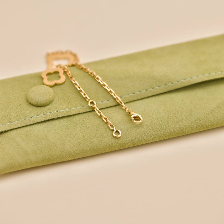 Preloved Van Cleef Byzantine Alhambra 18K Yellow Gold Bracelet