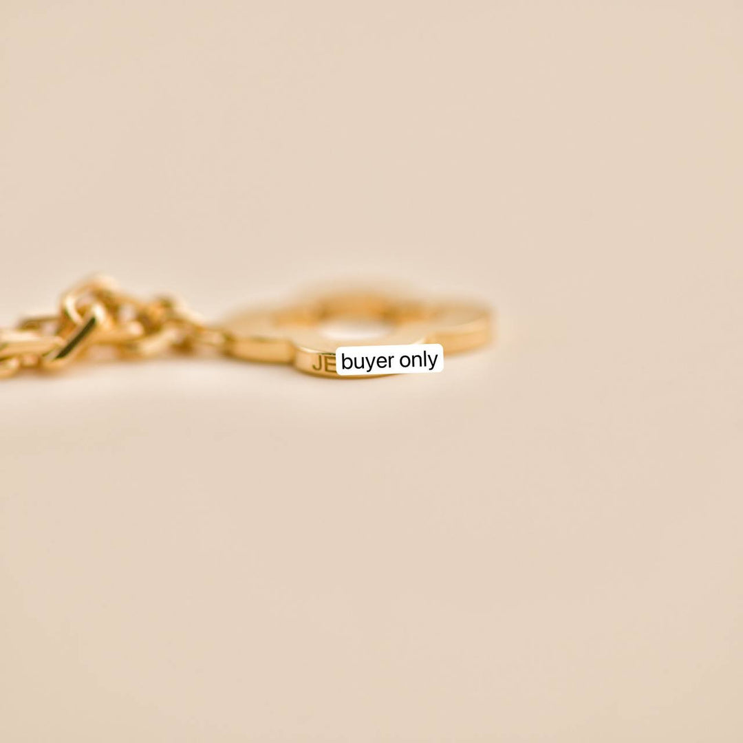 Used Van Cleef Byzantine Alhambra 18K Yellow Gold Bracelet