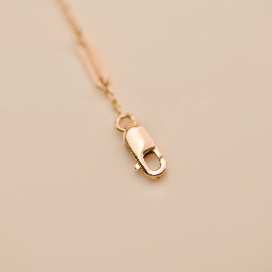 Preloved VCA Sweet Alhambra Carnelian 18K Rose Gold Bracelet