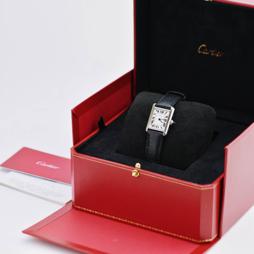 Preowned Cartier Tank Must SolarBeat Small Model Watch WSTA0060