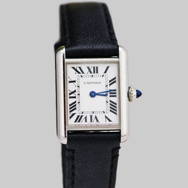 Second Hand Cartier Tank Must SolarBeat Small Model Watch WSTA0060