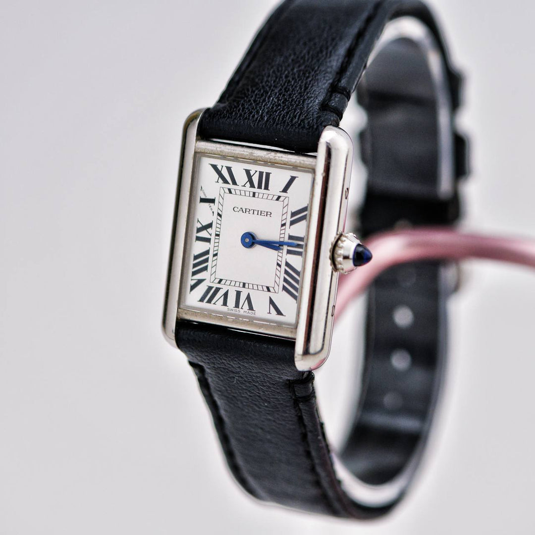 Used Cartier Tank Must SolarBeat Small Model Watch WSTA0060
