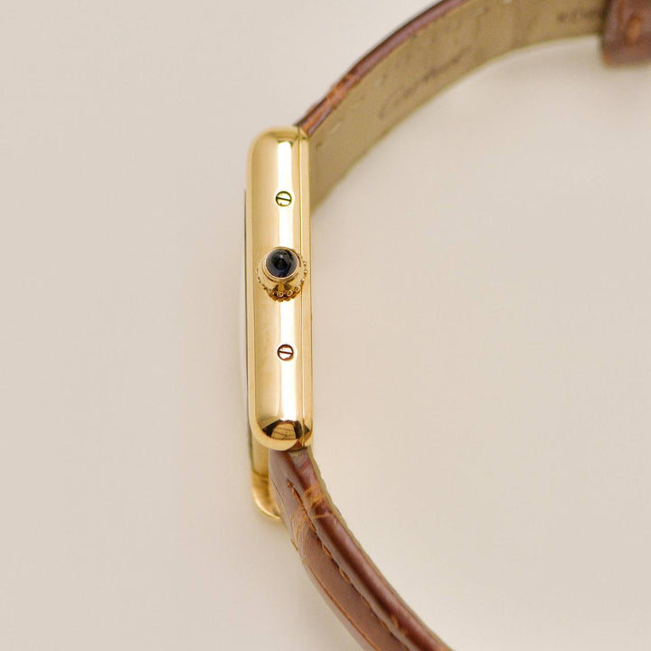 Preowned Cartier Tank Louis Small Model 18k Yellow Gold Watch