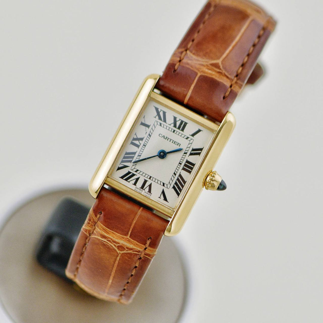 Used Cartier Tank Louis Small Model 18k Yellow Gold Watch W1529856