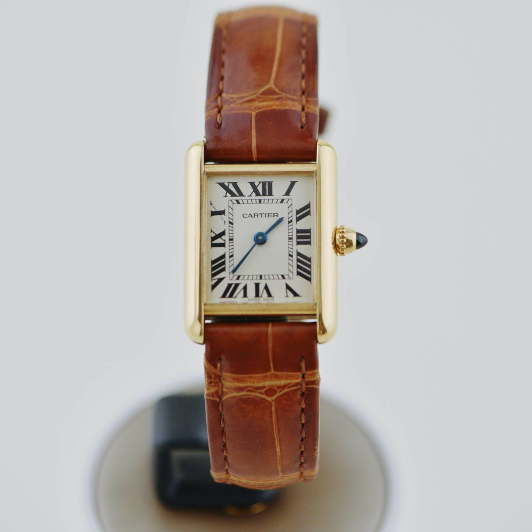 Preloved Cartier Tank Louis Small Model 18k Yellow Gold Watch