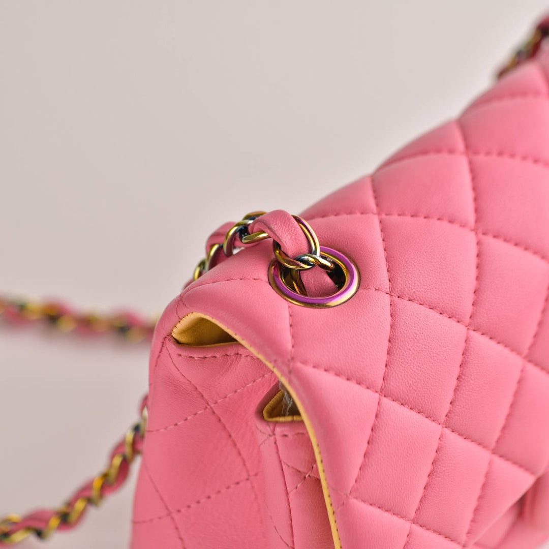 Preloved Chanel Quilted Lambskin Mini Handbag