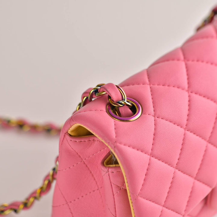 Preloved Chanel Quilted Lambskin Mini Handbag